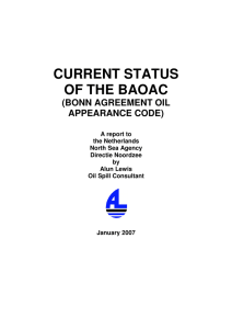 Current Status of the BAOAC (Bonn Agreement Oil Appearance Code)