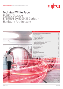 ETERNUS DX8000 S3 Hardware Architecture