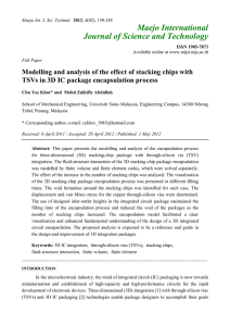 Modelling and analysis of the effect of stacking