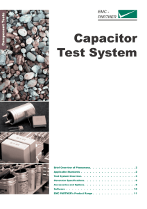 Capacitor Test System