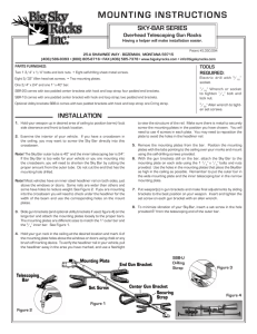 MOuNTiNg iNSTrucTiONS