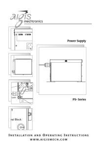 Power Supply Instruction Book