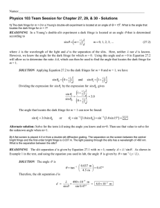 Physics 100 Group Session for Chapters 1 – 3