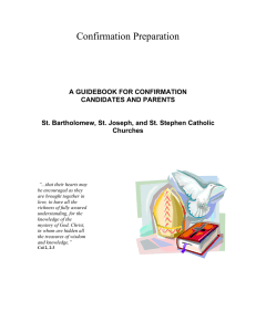 a guidebook for confirmation candidates and