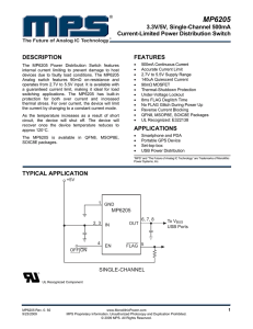 MP6205 - Monolithic Power System