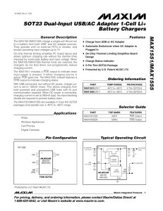 MAX1555 Datasheet