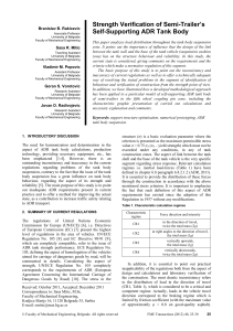 Strength Verification of Semi-Trailer`s Self