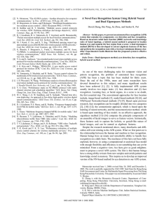 A novel face recognition system using hybrid neural and dual