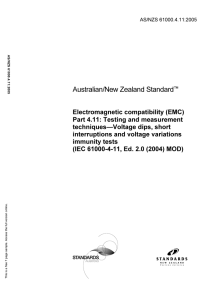Australian/New Zealand Standard