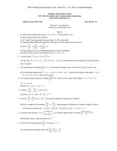 4 year B.E. ECE CBCS Model Question Papers