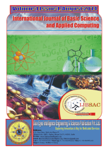 Untitled - International Journal of Basic Sciences and Applied
