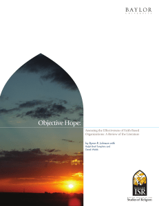 Objective Hope - Baylor University
