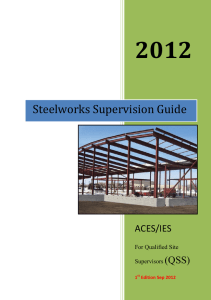Steelwork Supervision Guide - Institution of Engineers Singapore