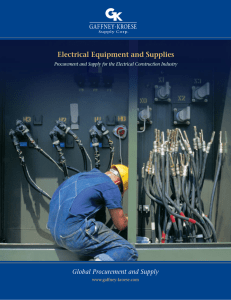 Electrical Equipment and Supplies - Gaffney