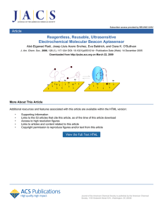 Reagentless, Reusable, Ultrasensitive Electrochemical Molecular