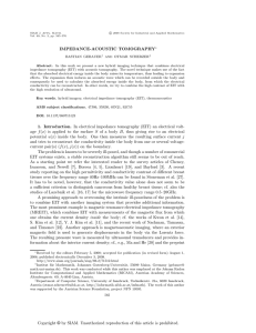 Impedance-Acoustic Tomography