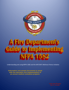FD`s Guide to Implementing NFPA 1582