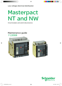 Masterpact NT and NW