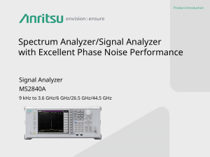 Signal Analyzer MS2840A