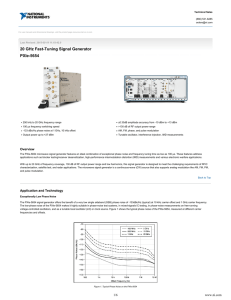 20 GHz Fast-Tuning Signal Generator - Data Sheet