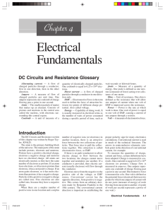 Chapter 4--Electrical Fundamentals