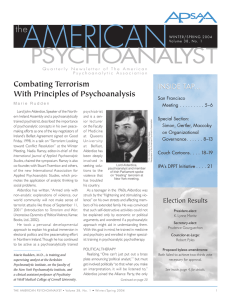 Volume 38, No. 1, 2004 - American Psychoanalytic Association