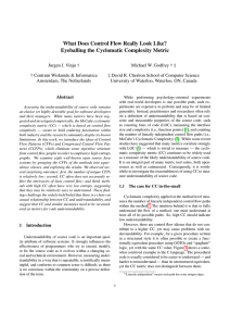 What Does Control Flow Really Look Like? Eyeballing the