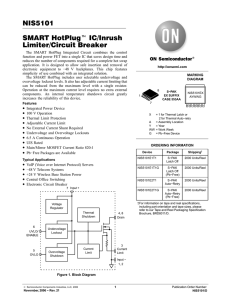 NIS5101 SMART HotPlugt IC/Inrush Limiter/Circuit Breaker - Digi-Key