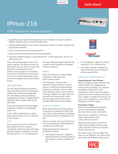 Datasheet IPmux-216