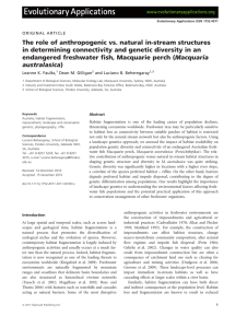 The role of anthropogenic vs. natural instream structures in