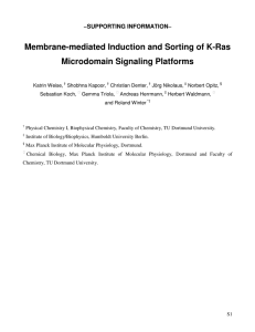 Membrane-mediated Induction and Sorting of K