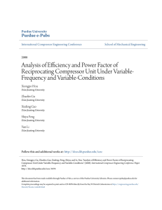 Analysis of Efficiency and Power Factor of - Purdue e-Pubs