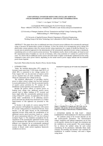 COST-OPTIMAL INVERTER SIZING FOR ANCILLARY