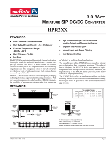 HPR2XX - power, Murata