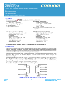 VRG8653/54 - Aeroflex Microelectronic Solutions