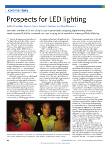 Prospects for LED lighting