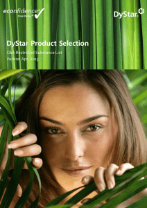DyStar Product Selection Summary