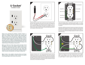 Thank you for purchasing the TruePower U-Socket!