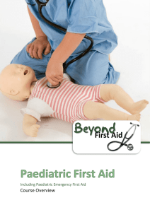 Course Overview - Beyond First Aid