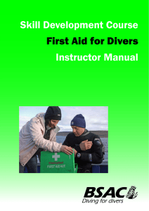 Skill Development Course First Aid for Divers Instructor