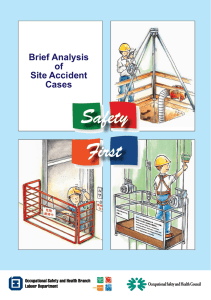 Brief Analysis of Site Accident Cases