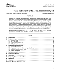 Texas Instruments Little Logic Application Report PDF 359 KB, 01