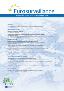 Volume 14, Issue 47 - 26 November 2009