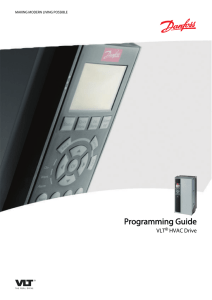 VLT HVAC Drive Programming Guide