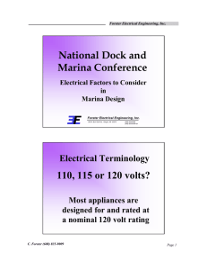 National Dock and Marina Conference 110, 115 or