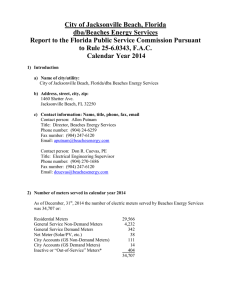 City of Jacksonville Beach dba Beaches Energy Services