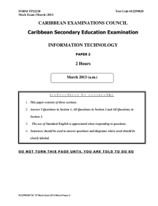 Caribbean Secondary Education Examination