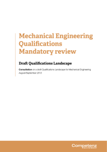Mechanical Engineering Qualifications Mandatory review