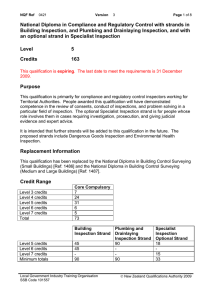 National Diploma in Compliance and Regulatory Control