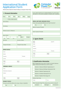 Application Form